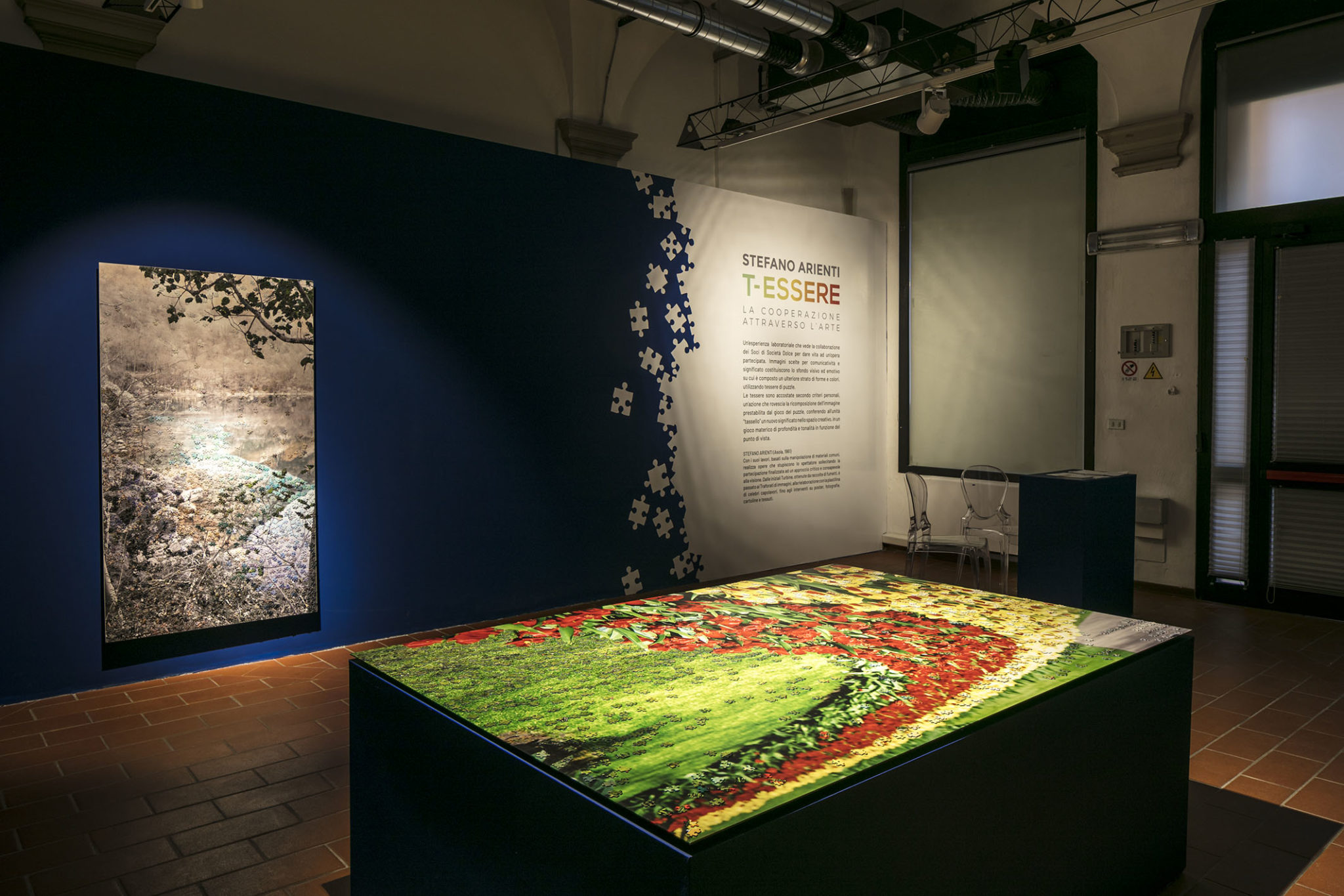 Un'immagine che ritrae design d'interni, mostra, museo d'arte, arte moderna e graphic design.