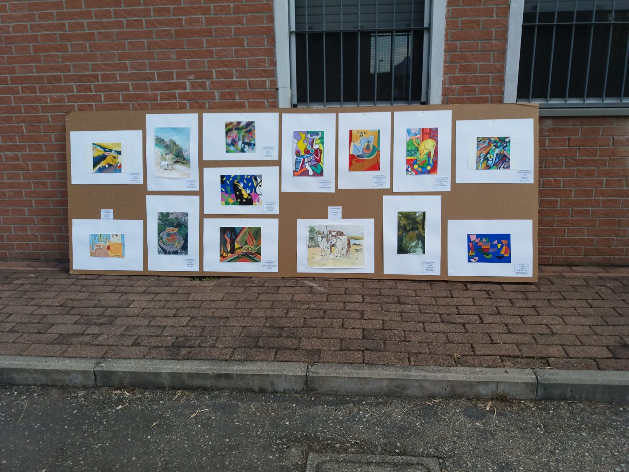 Un'immagine che ritrae arti visive, mostra, arti creative, colore e cornice.