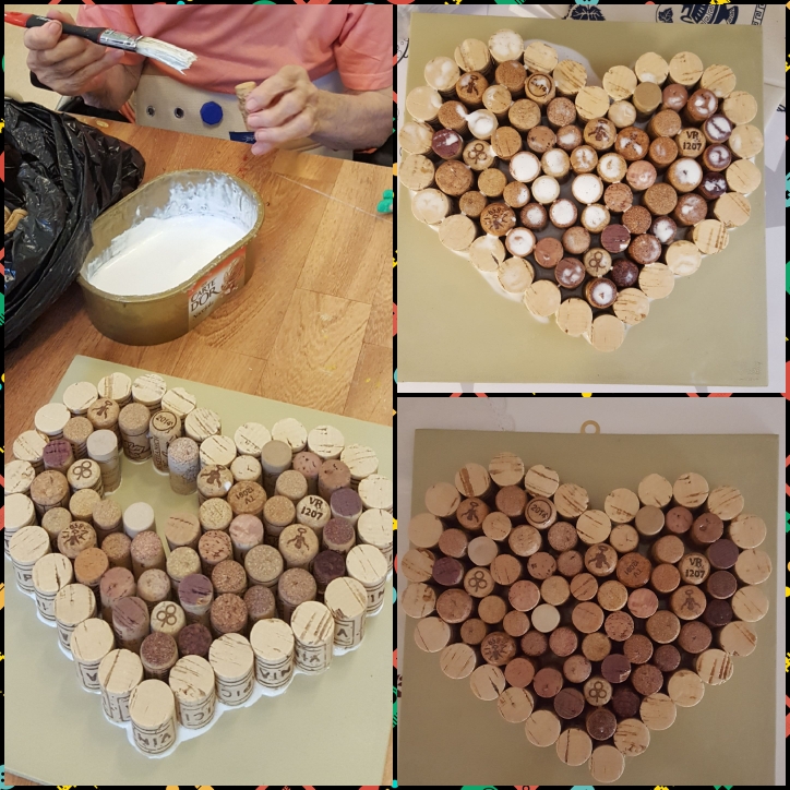 Un'immagine che ritrae cuore, amore, sughero, san valentino e mestiere.
