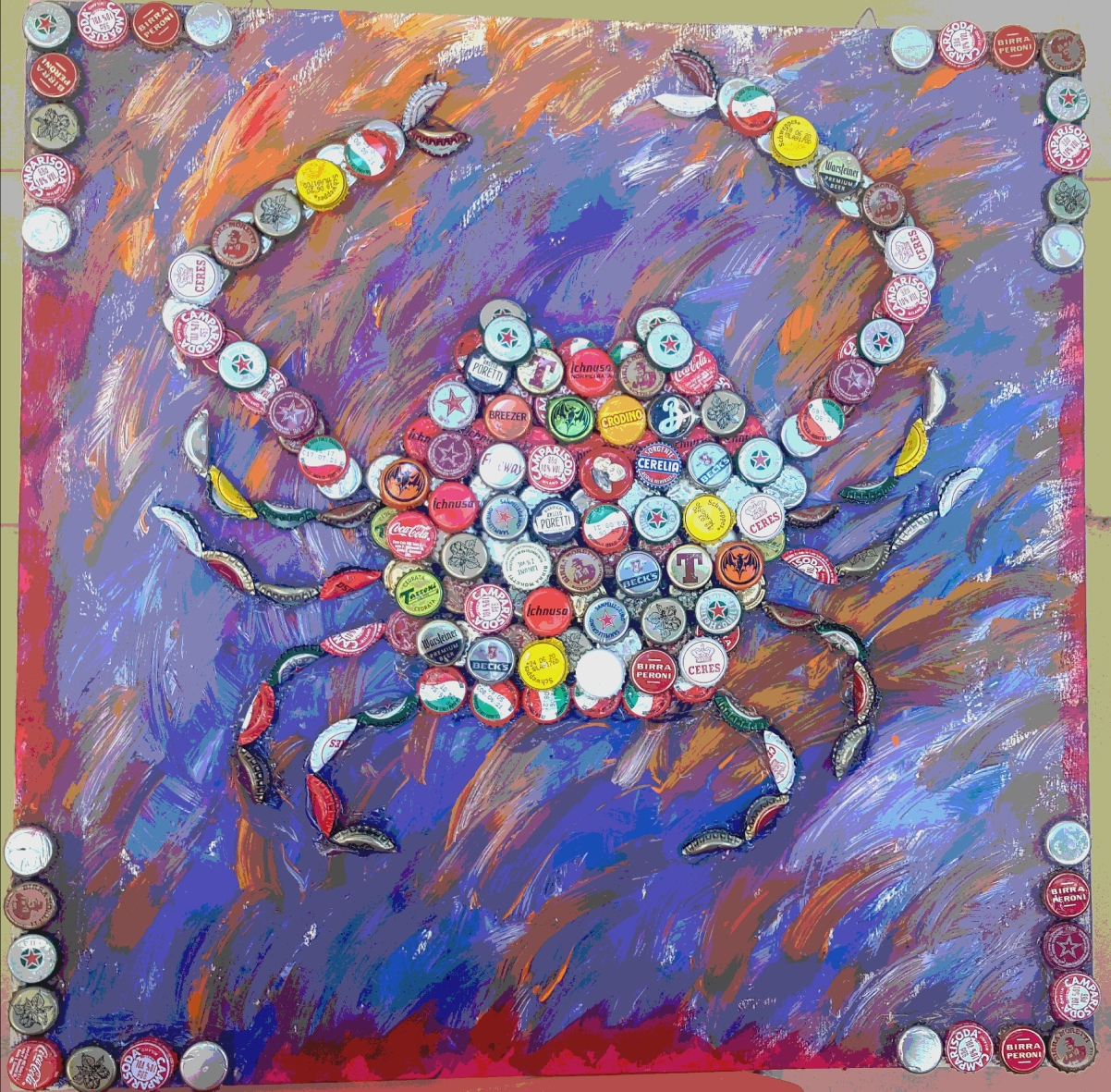 Un'immagine che ritrae artropodo, crostaceo, decapodi, granchi e arti creative.