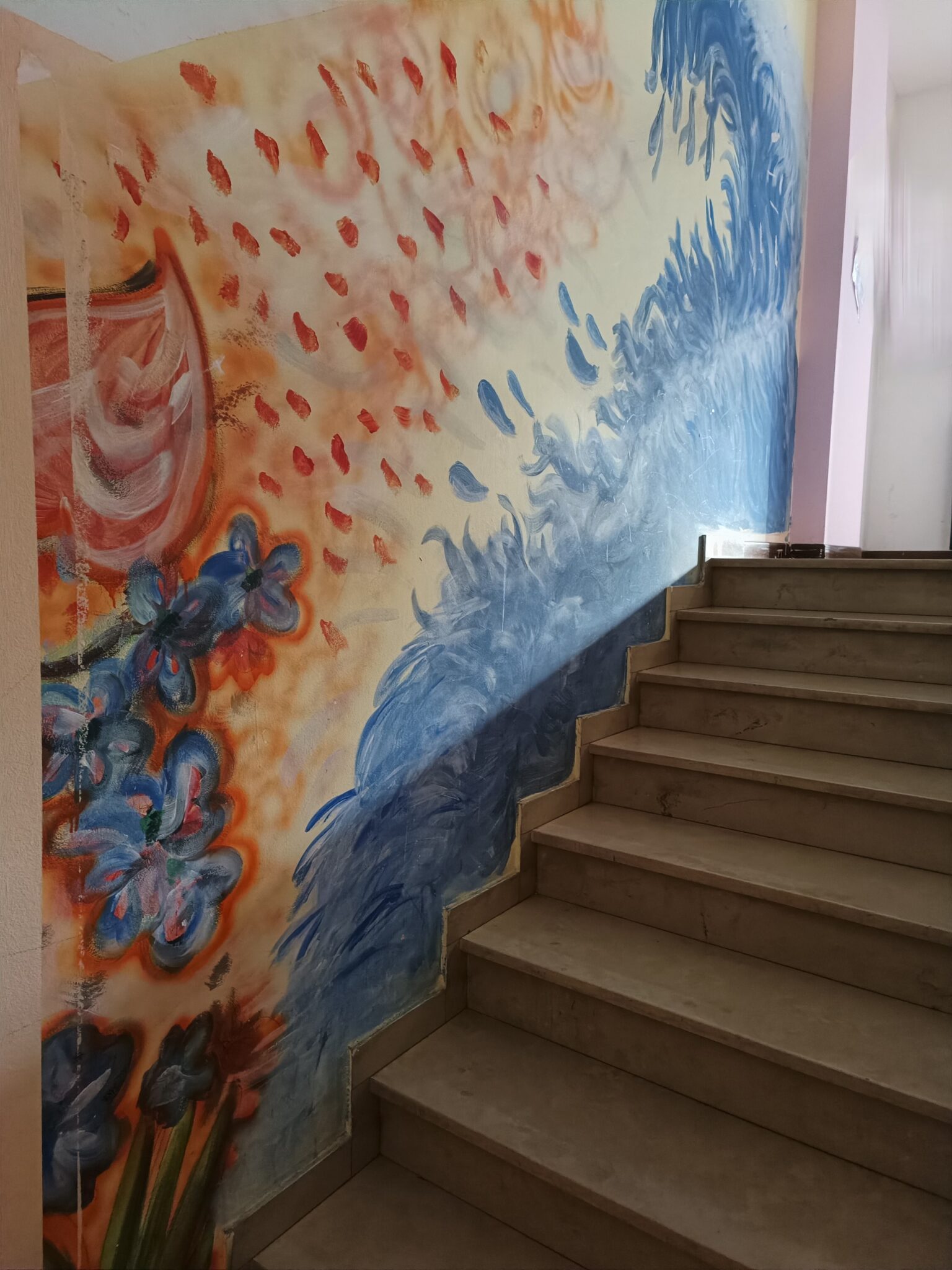 Un'immagine che ritrae parete, arte, arti visive, pittura e pittura artistica.