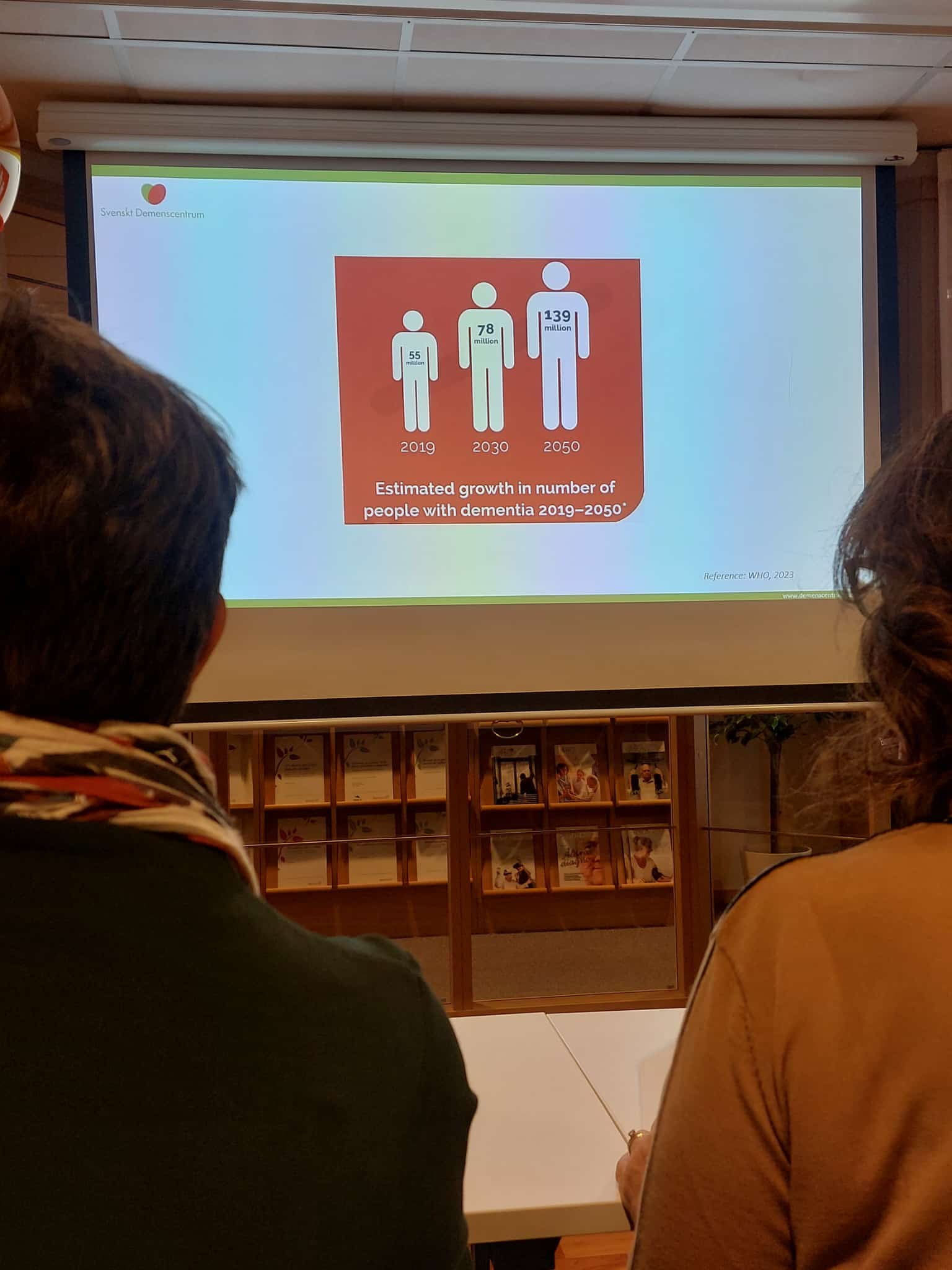 Un'immagine che ritrae presentazione, lavoro, conversazione, dispositivo di visualizzazione e udito.