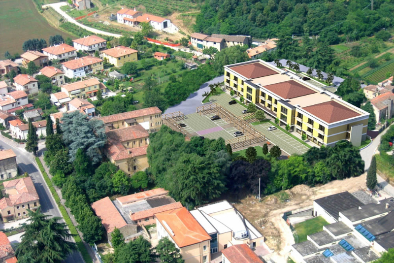 Un'immagine che ritrae zona residenziale, insediamento umano, appartamento, sobborgo e vista a volo d'uccello.